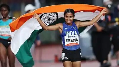 बुटाचा सोल तुटला, पण धावण्याची जिद्द कायम; Seema Kumari ने Asian Games मध्ये जिंकलं Bronze Medal